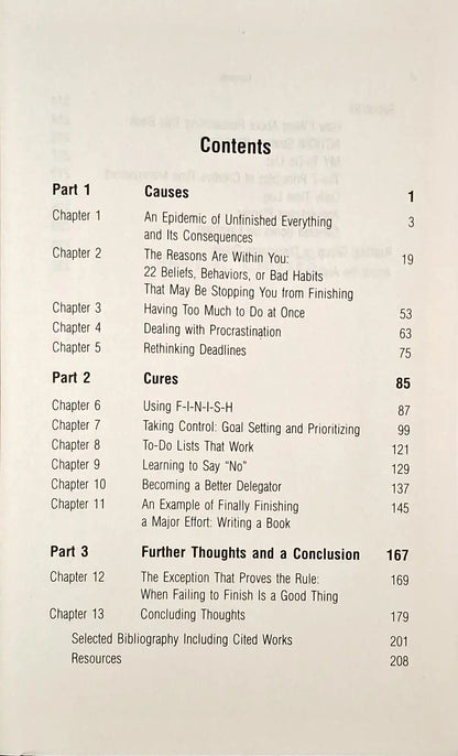 How to Finish Everything You Start