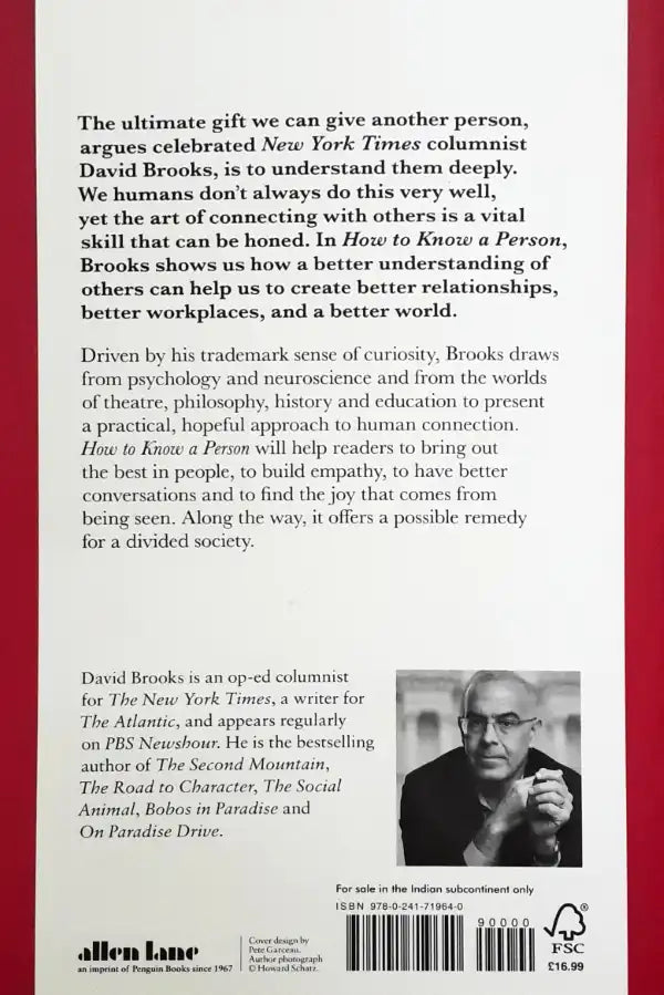 How To Know a Person: The Art of Seeing Others Deeply and Being Deeply ...