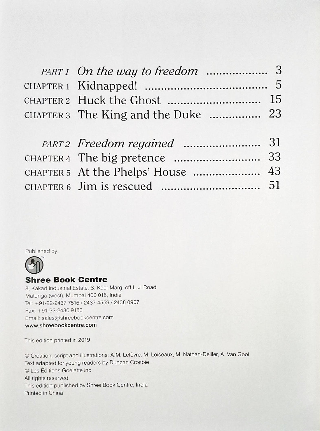 Junior Classics : Huckleberry Finn