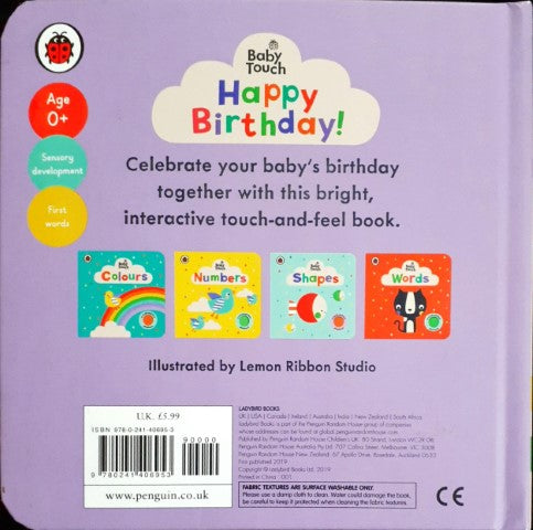 Baby Touch: Happy Birthday - A Touch And Feel Playbook