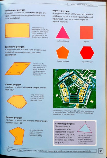 Usborne Illustrated Dictionary Of Maths