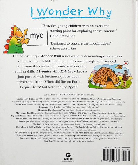 I Wonder Why Fish Grew Legs And Other Questions About Prehistory