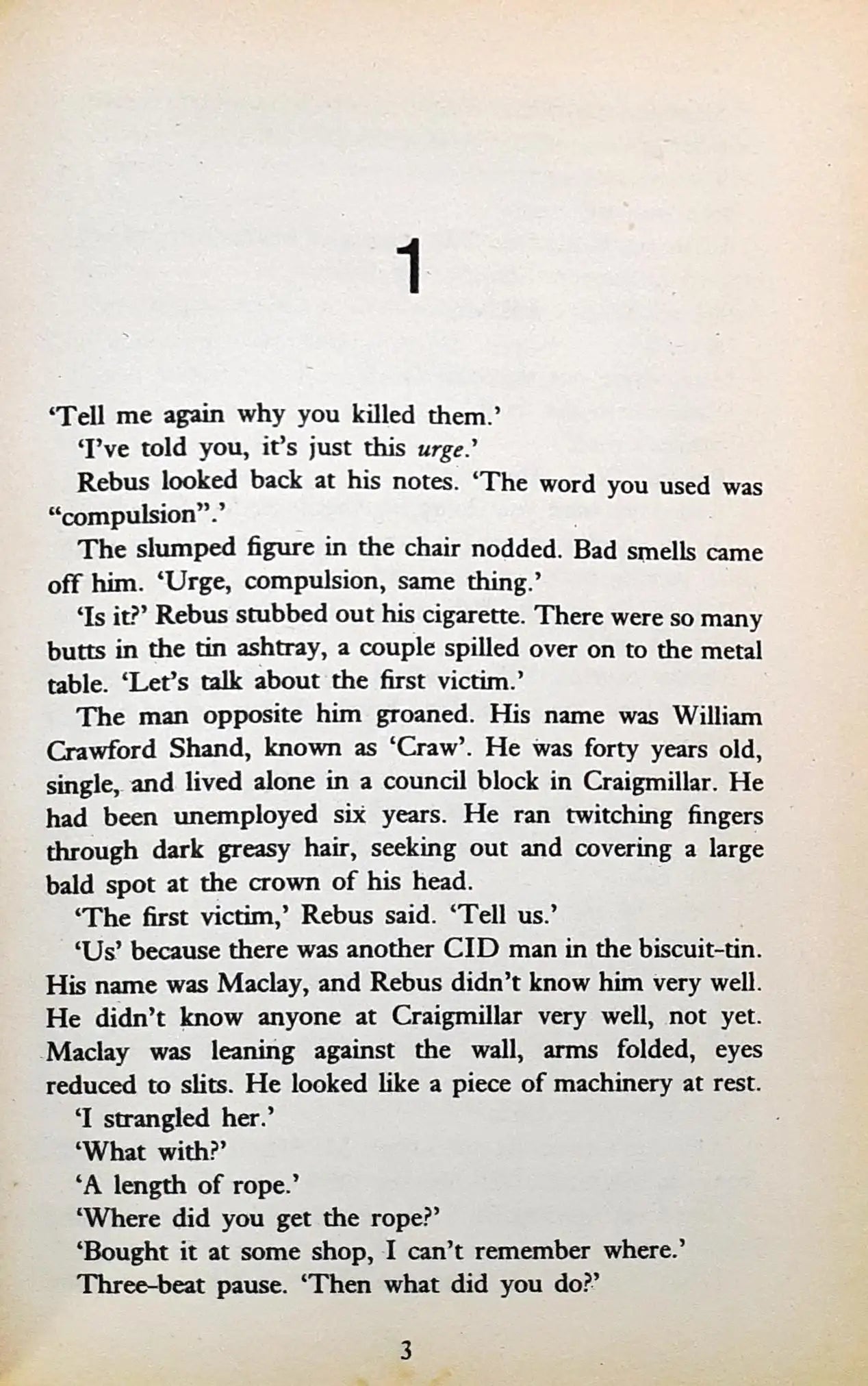 Inspector Rebus #8 : Black and Blue (P)