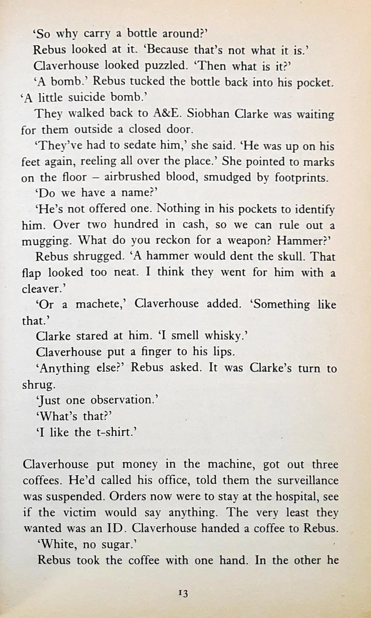 Inspector Rebus #9 : The Hanging Garden (P)