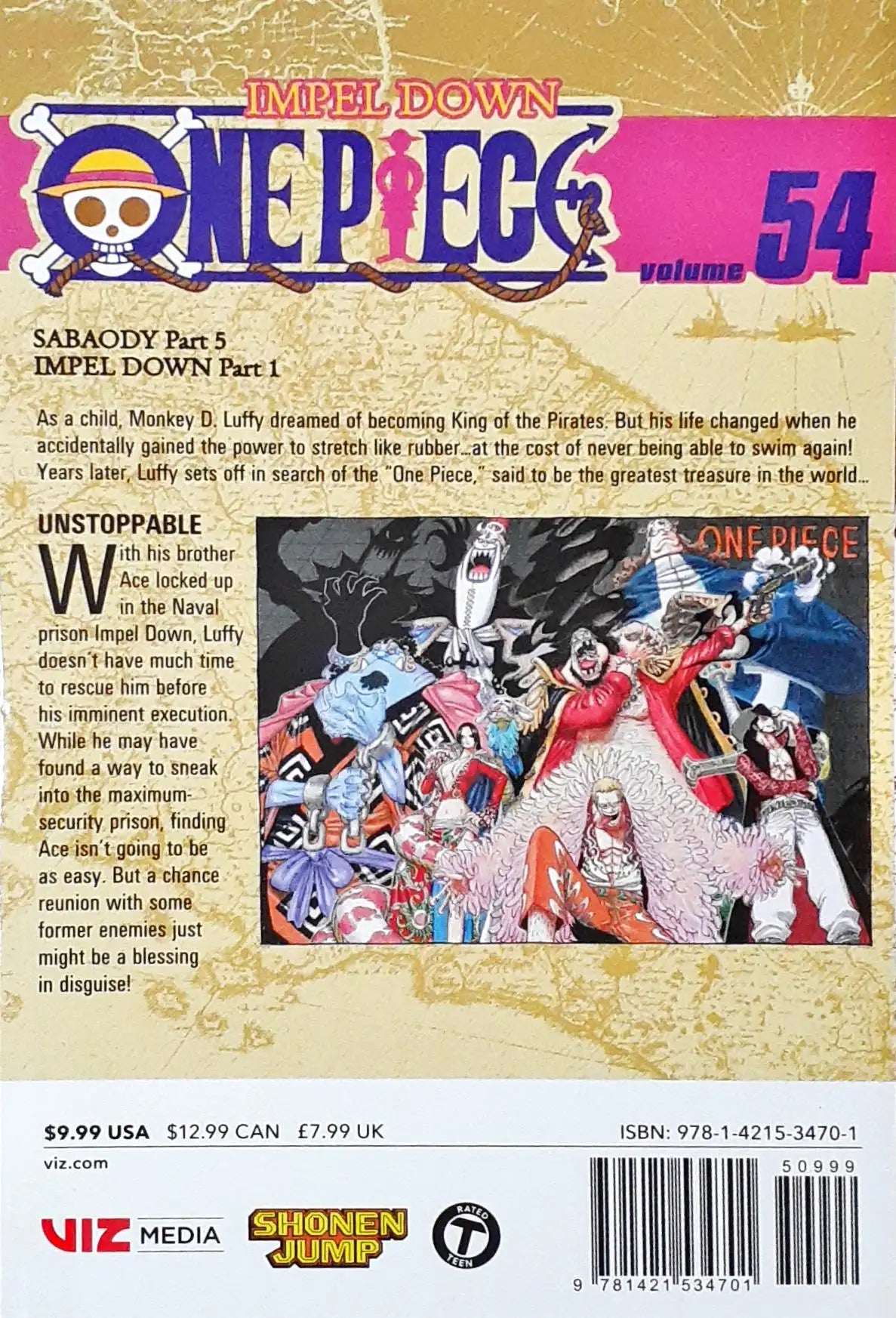 One Piece : Volume 54 : Unstoppable