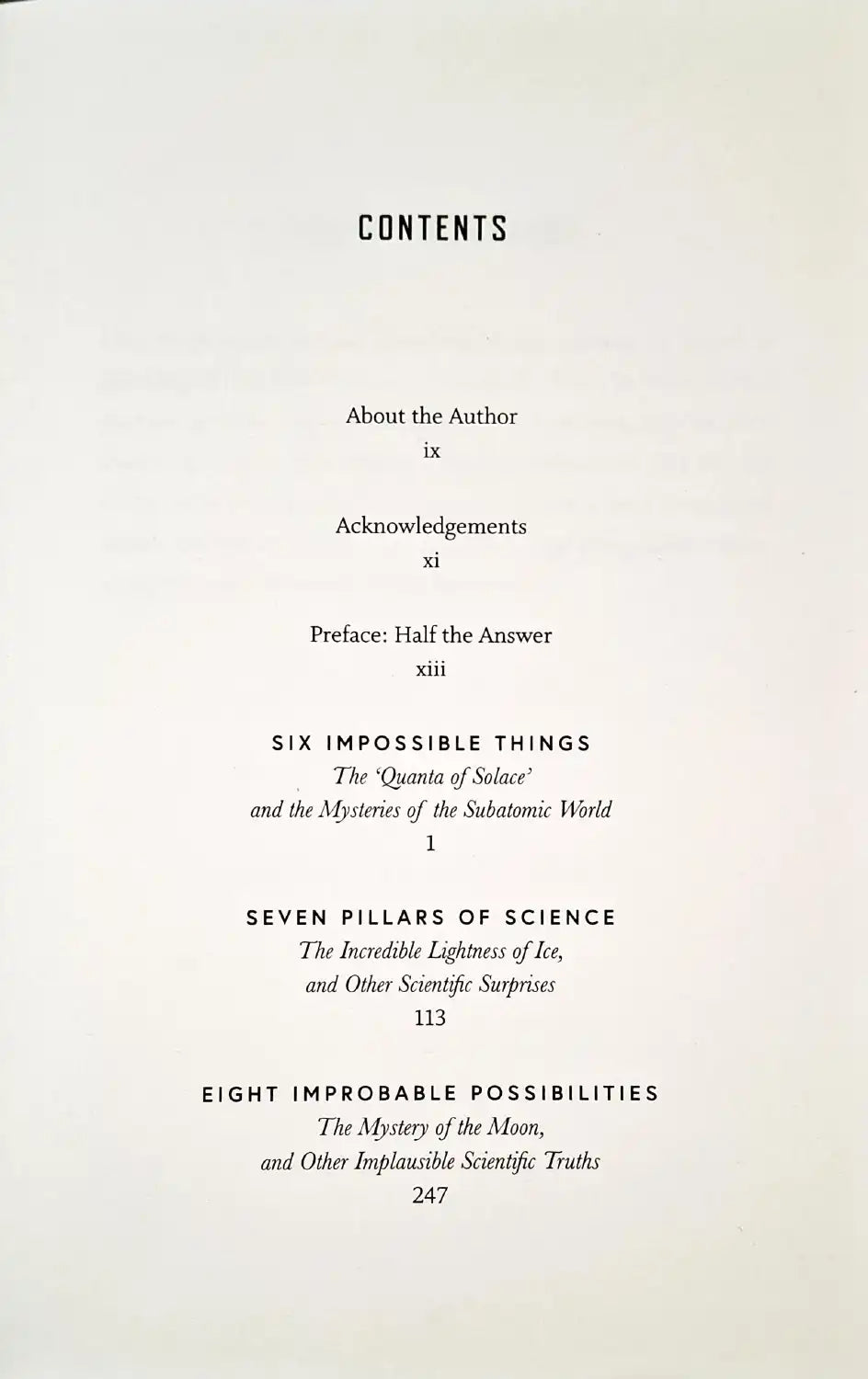 Impossible, Possible and Improbable | Hardcover