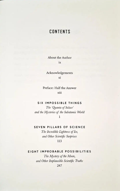 Impossible, Possible and Improbable | Hardcover