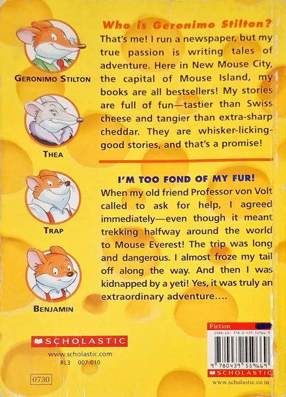 Geronimo Stilton #4 : I'm Too Fond of My Fur! (P)