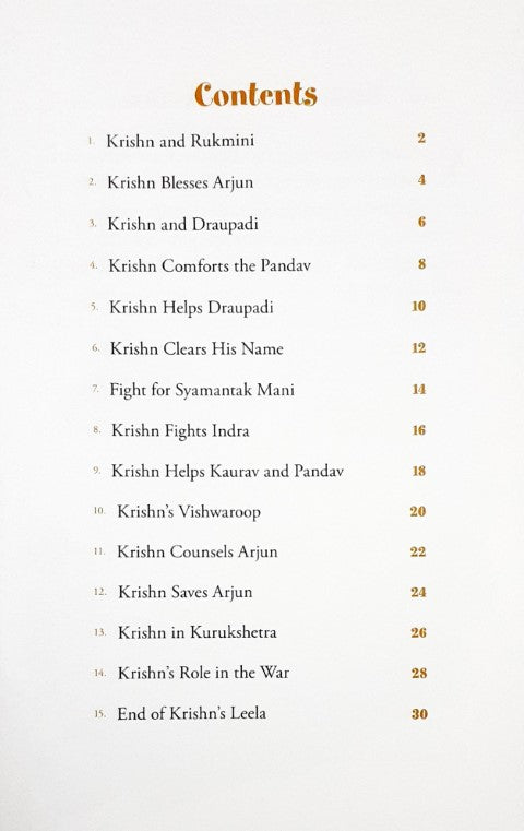 Krishn Blesses Arjun And Other Stories - Indian Mythology