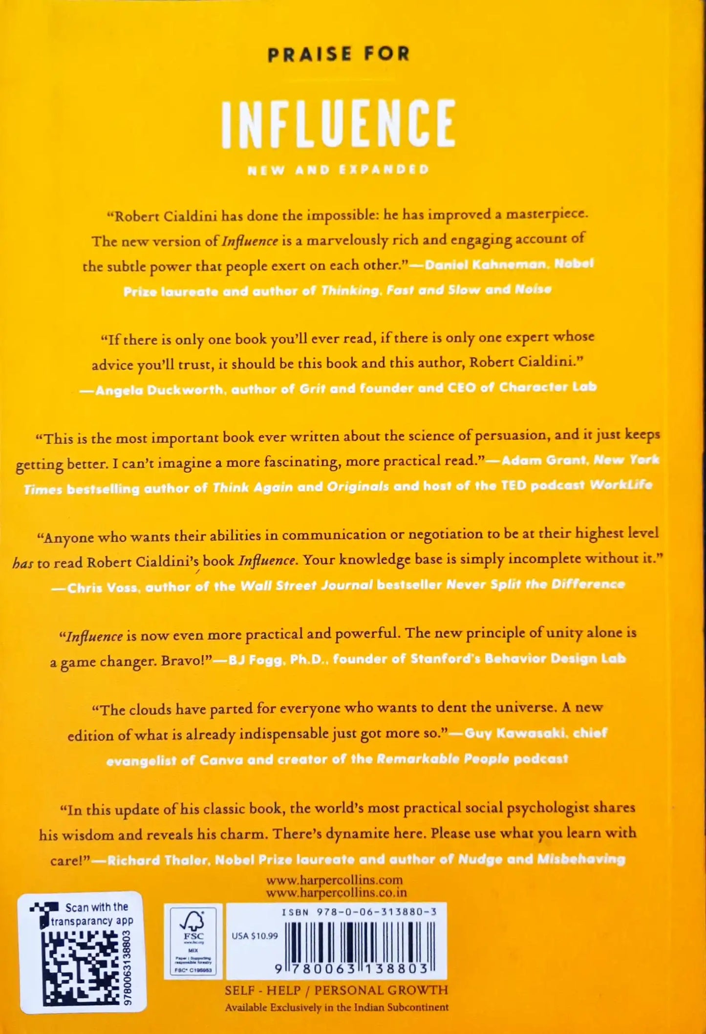 Influence: The Psychology of Persuasion