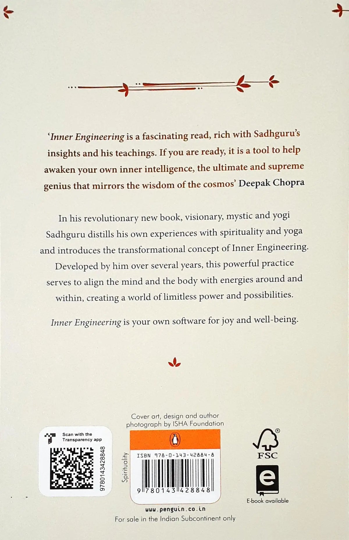 Inner Engineering Instructions.pdf Inner Engineering A Yogi's Guide To Joy – Books and You