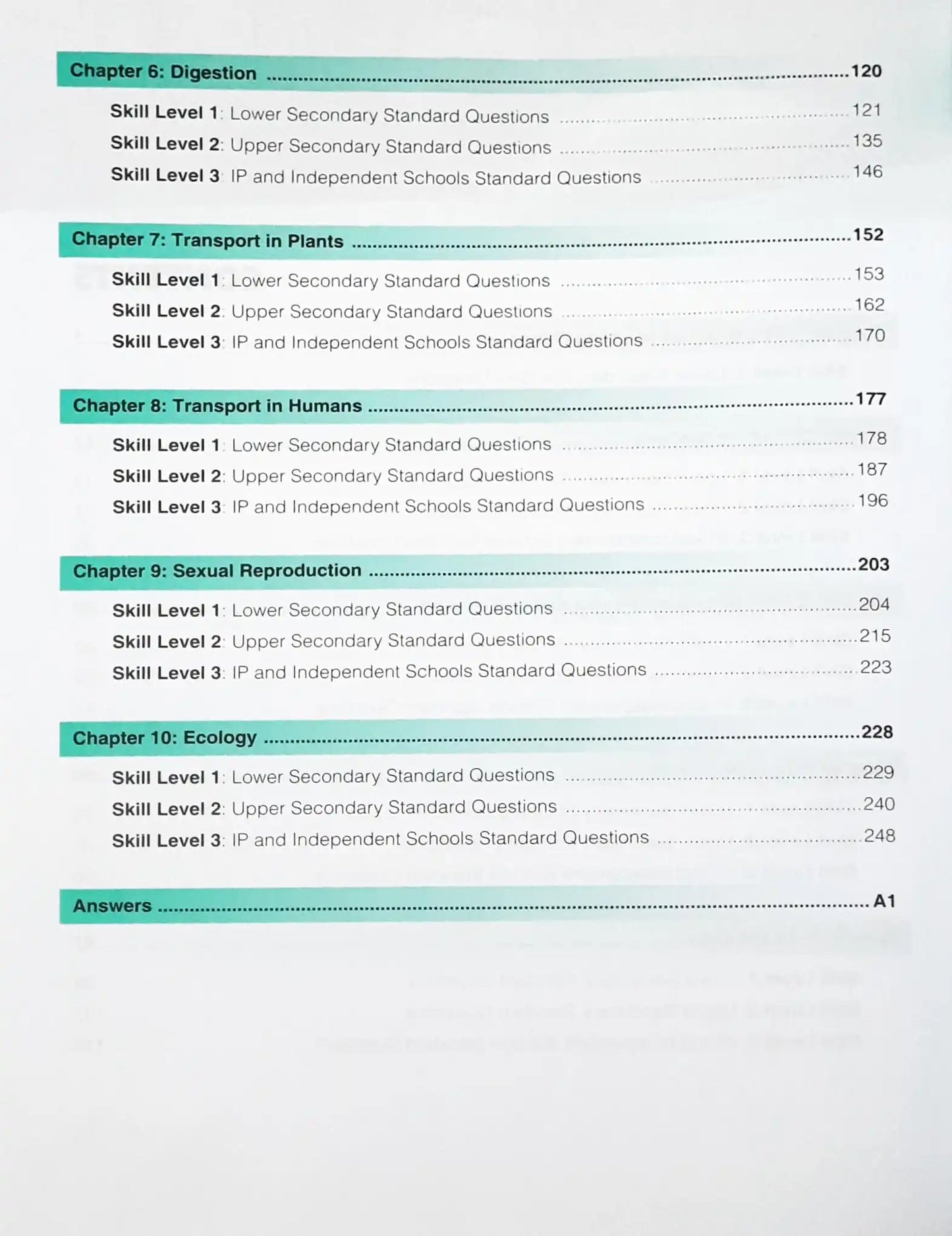 SAP Science @ Mavis Integrated Science Biology