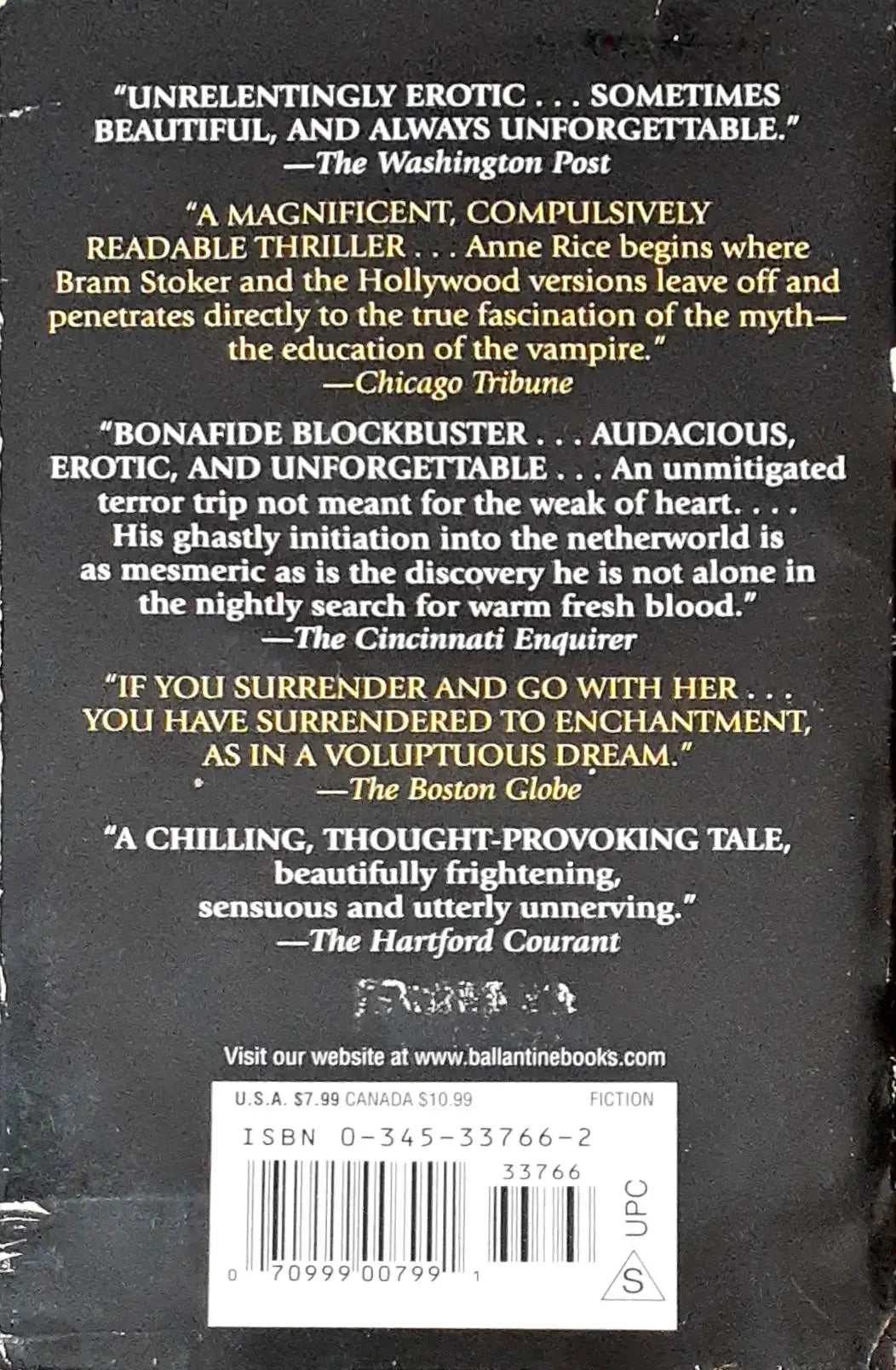 The Vampire Chronicles #1 : Interview with the Vampire (P)