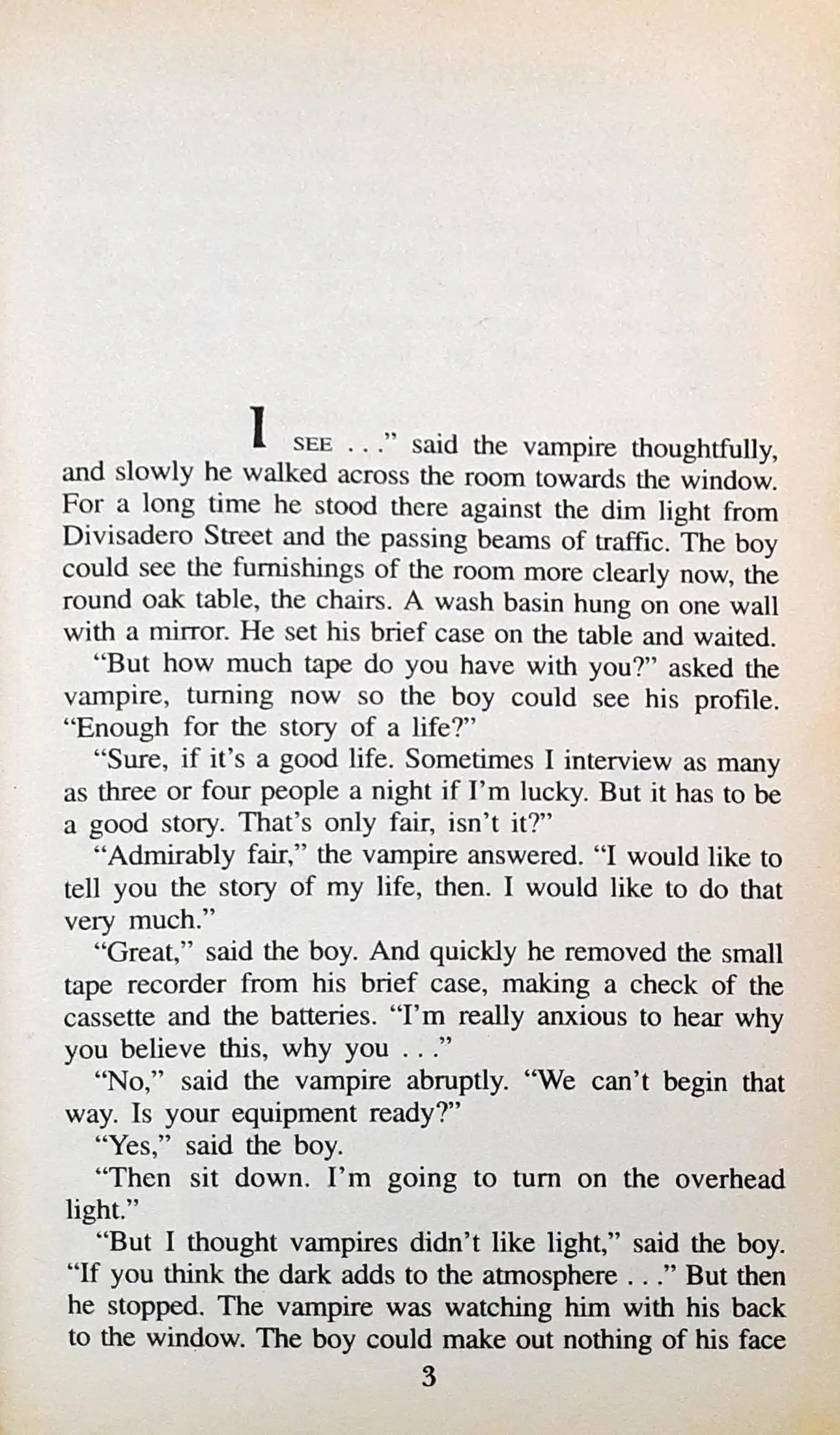 The Vampire Chronicles #1 : Interview with the Vampire (P)