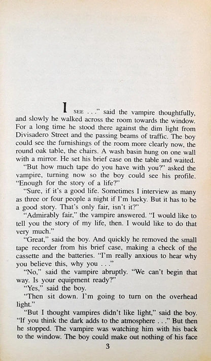 The Vampire Chronicles #1 : Interview with the Vampire (P)