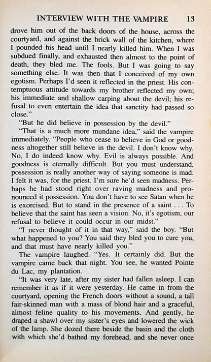 The Vampire Chronicles #1 : Interview with the Vampire (P)