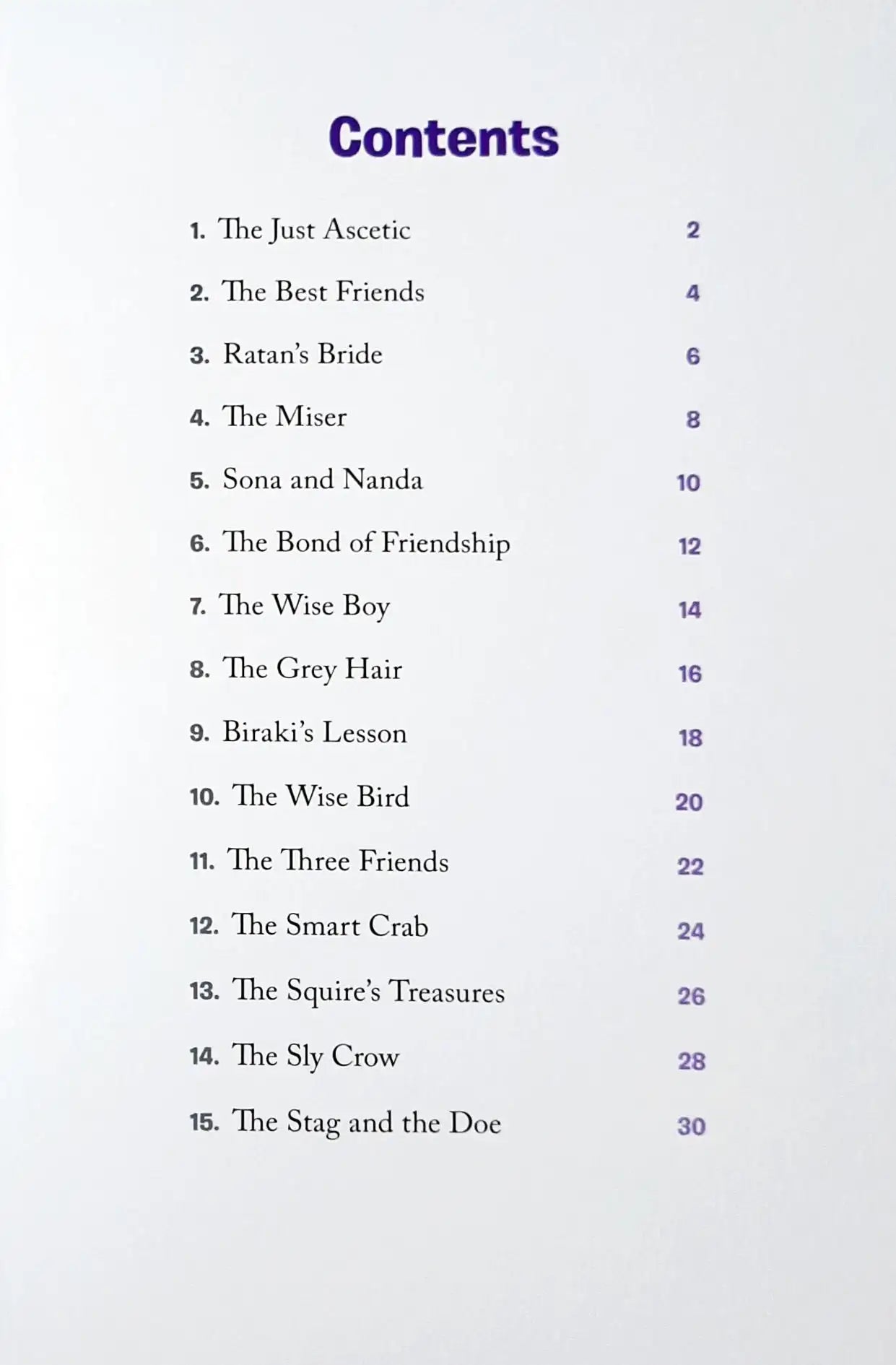 The Smart Crab and Other Stories : Jataka Tales