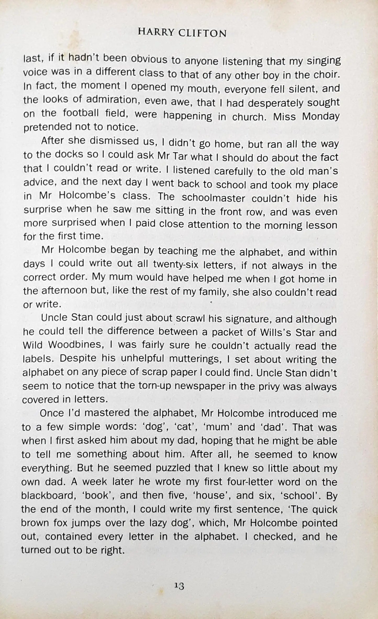 The Clifton Chronicles #1 : Only Time Will Tell (P)