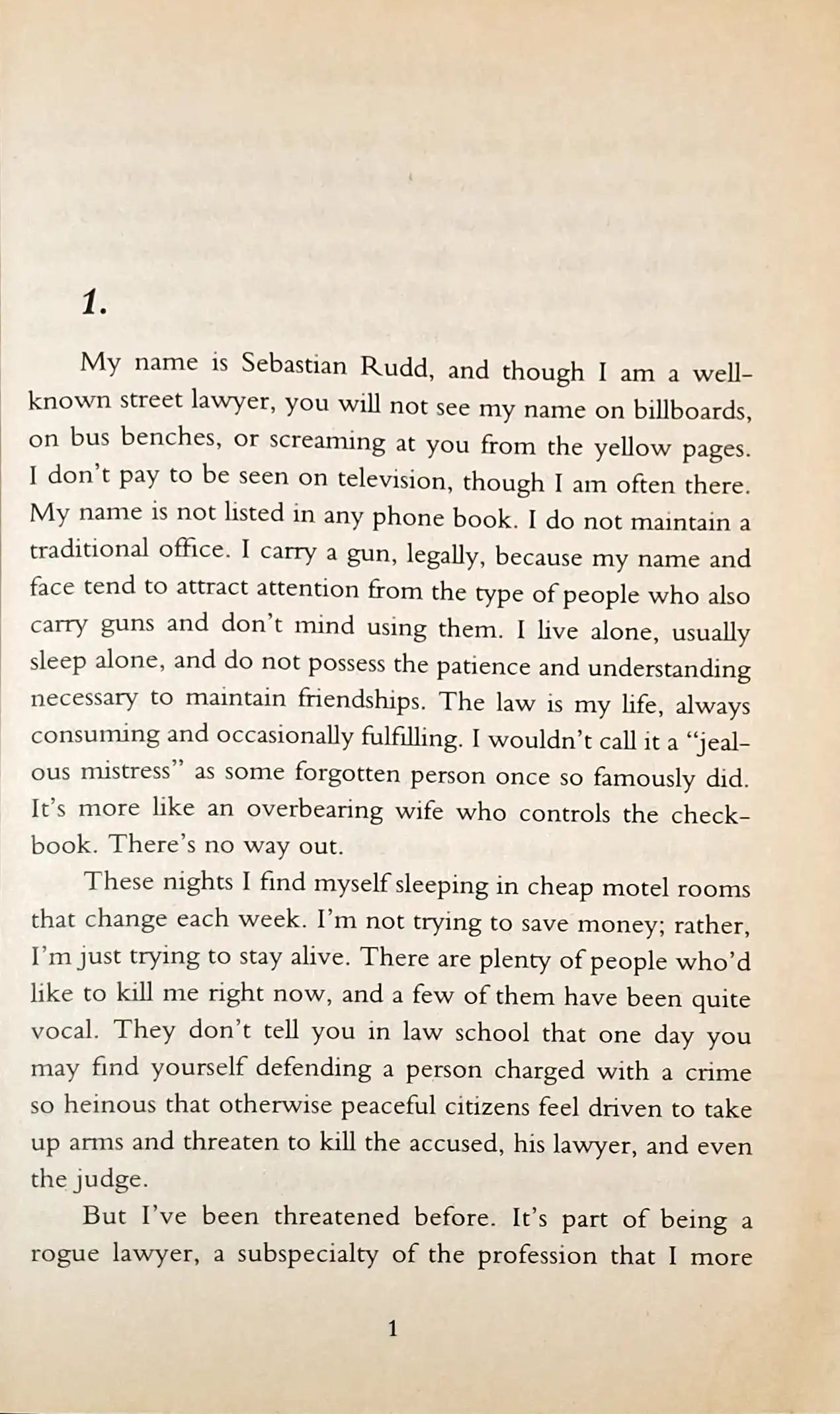 Rogue Lawyer #1 : Rogue Lawyer (P)