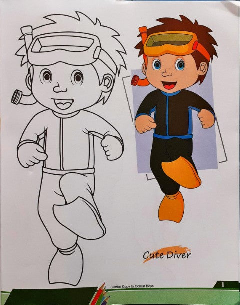 Jumbo Copy to Colour Boys