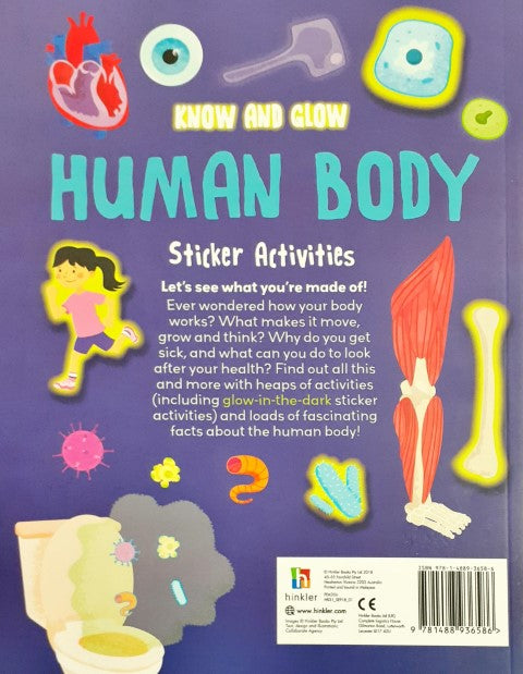 Know and Glow Human Body Sticker Activities