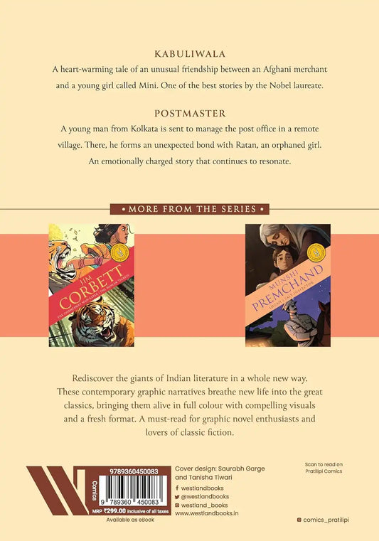 Kabuliwala & The Postmaster : Classic Indian Stories