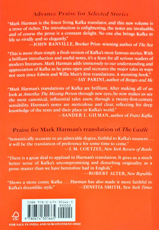 Selected Stories by Franz Kafka (Translated by Mark Harman)