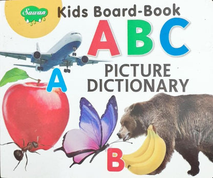 Kids Board Book ABC Picture Dictionary