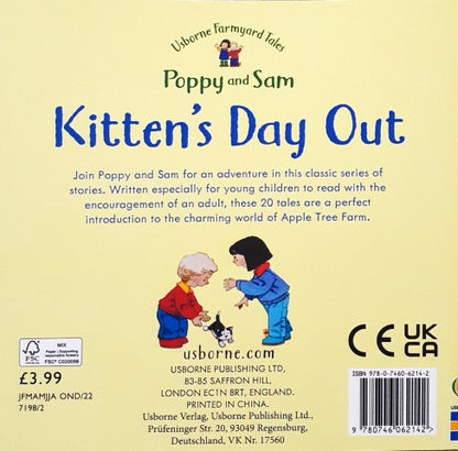 Usborne Farmyard Tales 10 Poppy and Sam Kitten's Day Out