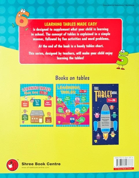 Learning Tables Made Easy 1 to 10 – Books and You