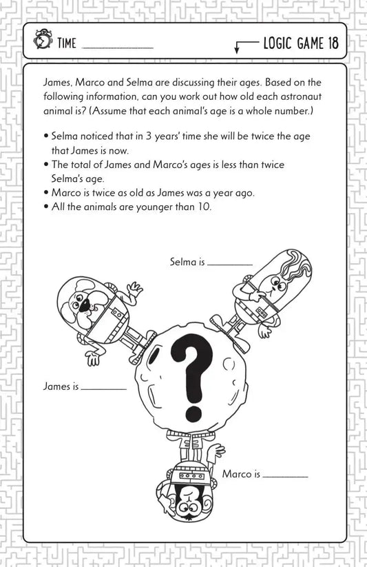 Logic Puzzles For Clever Kids