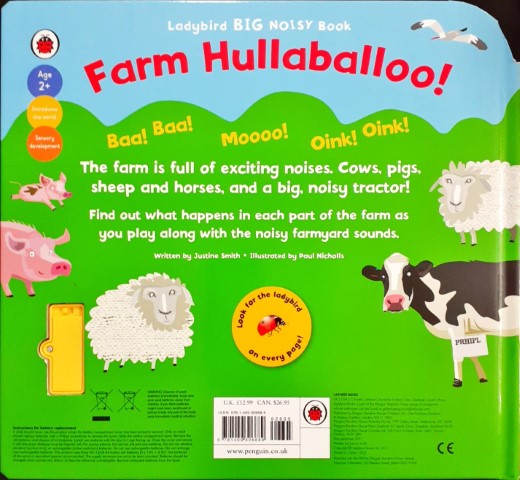 Ladybird Big Noisy Book : Farm Hullaballoo