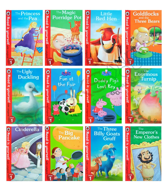 Read It Yourself With Ladybird Level 1 Set Of 12 Books