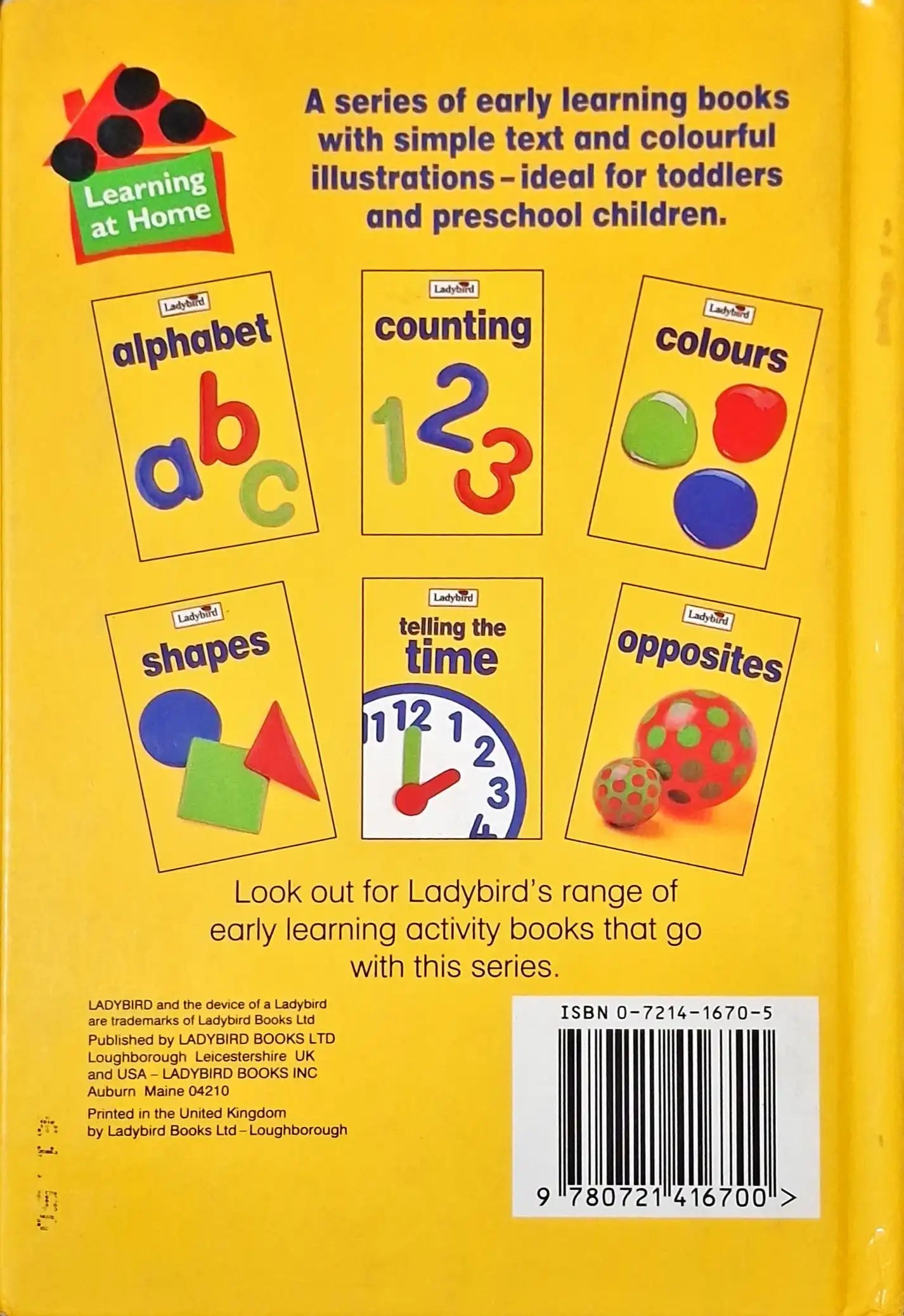 Ladybird Early Learning : Opposites (P)