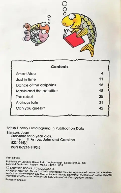 Ladybird Storytime For 6 Year Olds (P)
