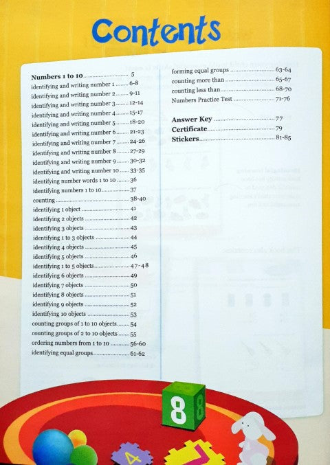 Learning Express Times Learning Express K1 Mathematics Numbers 1 to 10 – Books and You