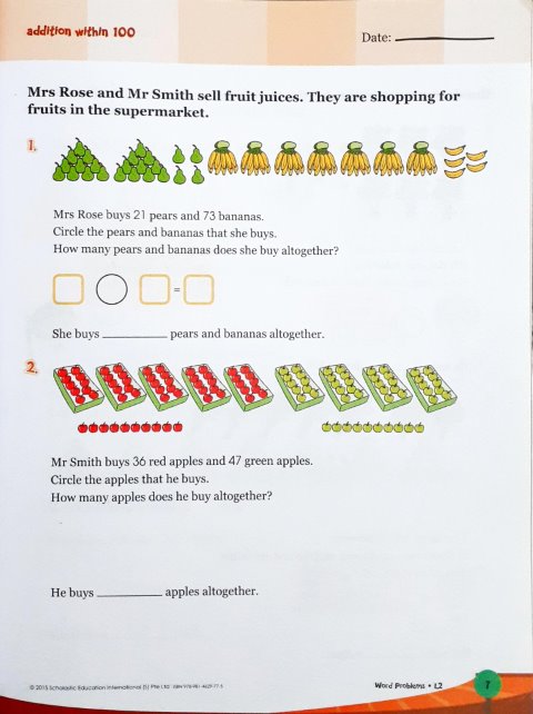 Word Problems: Learning Express L2 Mathematics