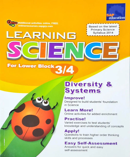 SAP Learning Science For Lower Block 3/4: Diversity & Systems 2014 ed