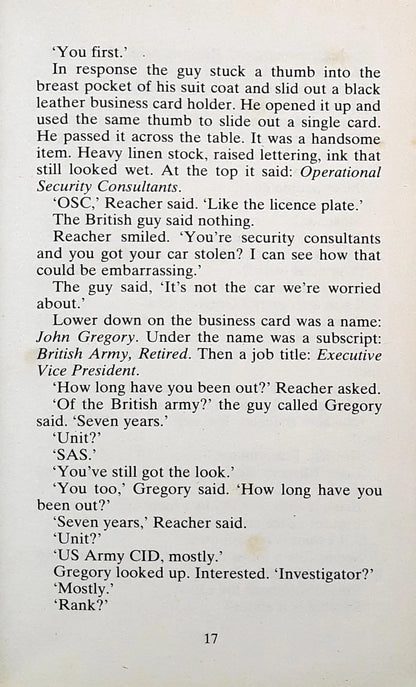 Jack Reacher #10 : The Hard Way (P)