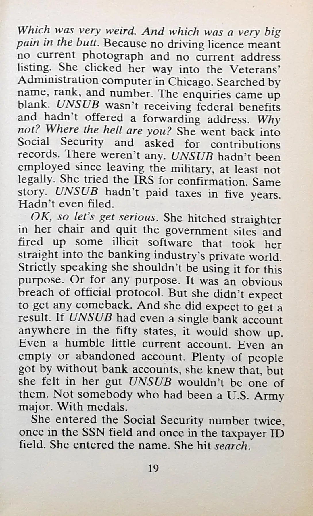 Jack Reacher #6 : Without Fail (P)