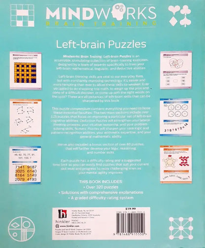 Mindworks Brain Training Left Brain Puzzles