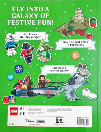 Lego Star Wars Holiday Sticker Book More Than 200 Stickers