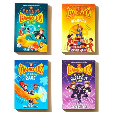 Mr Lemoncello's Library Books 1 - 4 Box Set