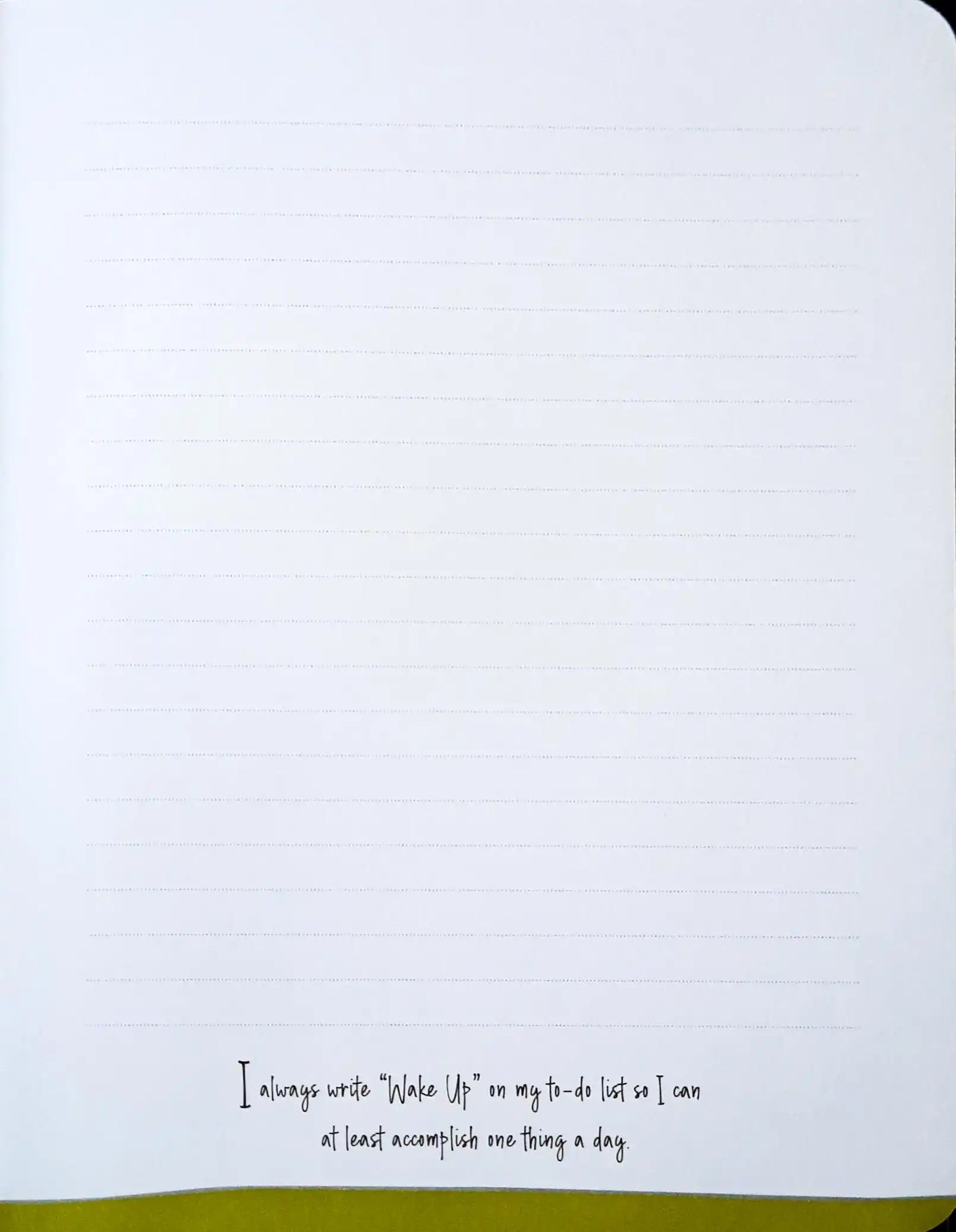 Let Me Write That Down