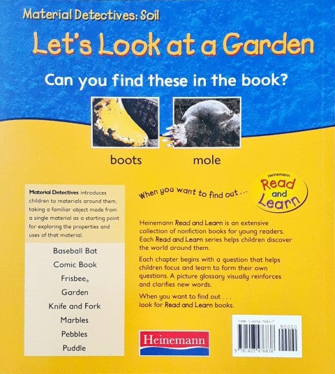 Material Detectives Soil Let's Look at a Garden