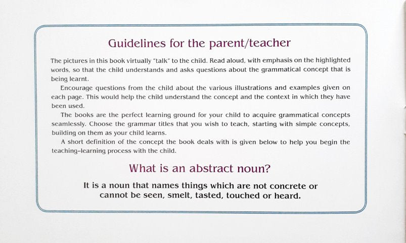 The World Of Grammar Let S Explore Abstract Noun Books And You