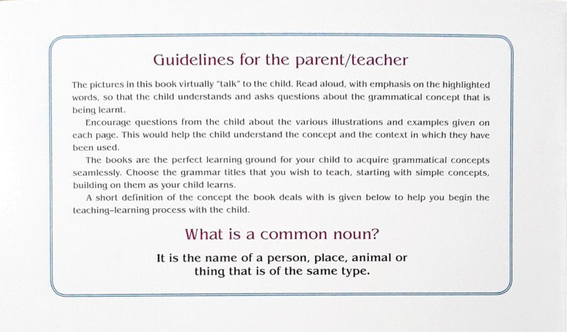 The World Of Grammar Let S Explore Common Noun Books And You