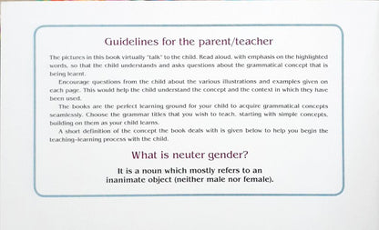 The World Of Grammar Let's Explore Neuter Gender