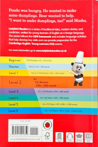 Ladybird Readers Level 2 Masha And The Bear Let's Make Dumplings