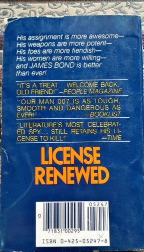 James Bond in License Renewed (P)